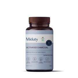 Miduty by Palak Notes Activated Charcoal Capsules