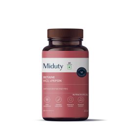 Miduty by Palak Notes Betaine HCL + Pepsin Capsules