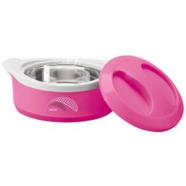 Milton New Marvel 2500 Inner Steel Casserole For Roti/Chapati - Pink Color