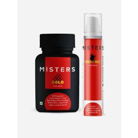 Misters Bold With Libiza & Enhance Intimate Moisturizer Cream Combo